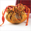 personalized brocade jewelry pouch